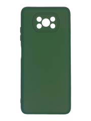 Силіконовий чохол Full Cover для Xiaomi Poco X3 NFC/Poco X3 Pro dark green Full Camera без logo