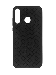 Силиконовый чехол Weaving Case для Huawei P 30 Lite black (плетенка)