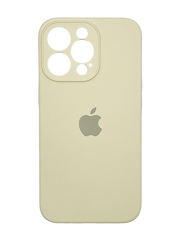 Силиконовый чехол Full Cover для iPhone 14 Pro Max antique white Full Camera