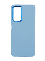 Силіконовий чохол Metal Frame для Xiaomi Redmi Note 11 Pro 4G/5G/12 Pro 4G sky blue (AA)