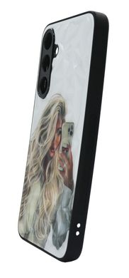 TPU+PC чохол Prisma Ladies для Samsung A35 girl with phone Full Camera