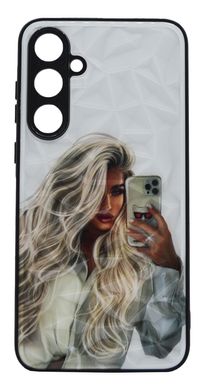 TPU+PC чохол Prisma Ladies для Samsung A35 girl with phone Full Camera