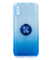 Силиконовый чехол SP Shine для Xiaomi Redmi 9A blue ring for magnet