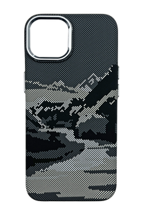 Чехол Fibra Carbonite Desing with MagSafe для iPhone 14/13 design 16