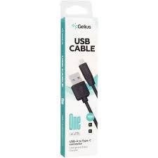 USB кабель Gelius One GP-UC119 Type-C (1m) (12W) black