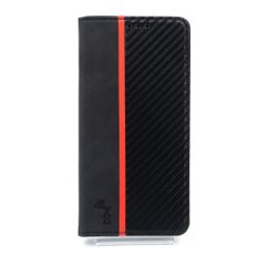 Чохол книжка Carbon для Xiaomi Redmi Note 8 black (4you)