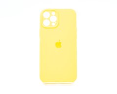 Силіконовий чохол Full Cover для iPhone 12 Pro Max yellow Full Camera