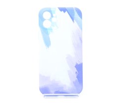 Силіконовий чохол WAVE Watercolor для iPhone 12 blue (TPU)
