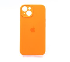 Силіконовий чохол Full Cover для iPhone 14 orange Full Camera