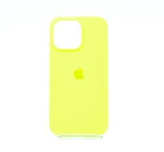 Силіконовий чохол Full Cover для iPhone 14 Pro Max neon green