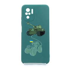 Силіконовий чохол MyPrint для Xiaomi Redmi Note 10 Танк, Candy, forest green