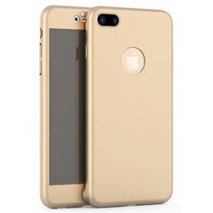 Силіконовий чохол Oucase "SKIN LIFE MAT" для iPhone 7 gold