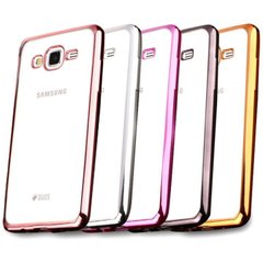Силиконовый чехол Umku Line для Samsung J3 pink