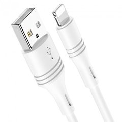 USB кабель Borofone BX30 Lightning 2.4A/1m white