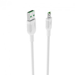 USB кабель Borofone BX33 4A Silicone Micro white
