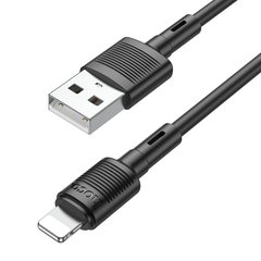 USB кабель Hoco X83 Lightning 2.4A 1m black