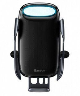 Автодержатель с Беспроводной Зарядкой Baseus Milky Way Electric Bracket black