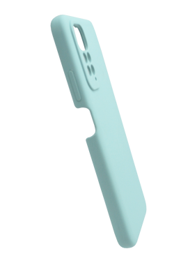 Силіконовий чохол Fibra для Xiaomi Redmi Note 11/Note 11S mint Full Camera