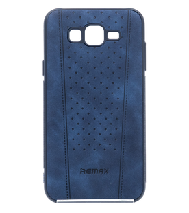 Силиконовый чехол Remax Point для Samsung J7/J700 blue
