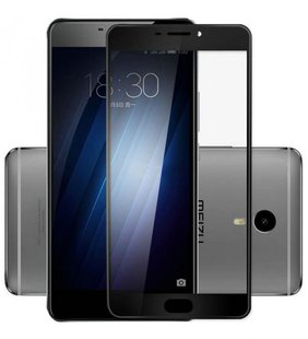 Защитное 3D стекло Optima для Meizu M3 Max Black 0.3mm