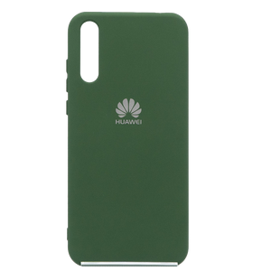 Силиконовый чехол Full Cover для Huawei Y8p 2020 dark green Protective my color