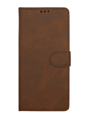 Чохол книжка Business Leather для Xiaomi Redmi 12 dark brown