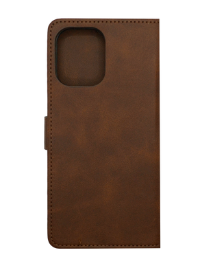 Чохол книжка Business Leather для Xiaomi Redmi 12 dark brown