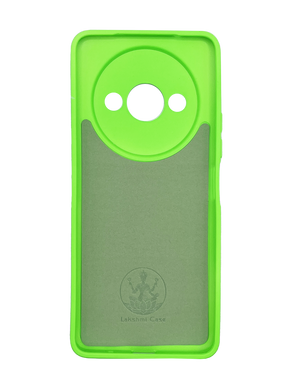Силіконовий чохол Full Cover для Xiaomi Redmi A3 neon green Full camera без logo