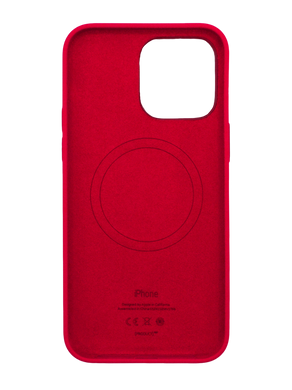 Силіконовий чохол with MagSafe для iPhone 13 Pro Max red