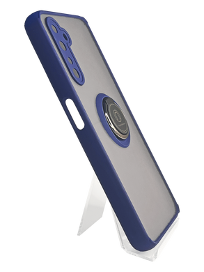 Накладка TPU Deen ColorEdgingRing для Realme 6 Pro blue під магнітний тримач