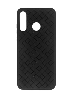Силиконовый чехол Weaving Case для Huawei P 30 Lite black (плетенка)