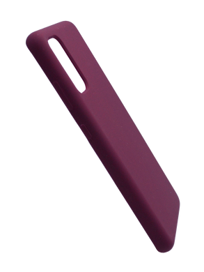 Силиконовый чехол Fibra для Samsung S20 marsala