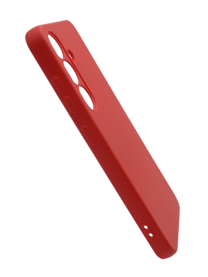 Силиконовый чехол WAVE Colorful для Samsung S24 red Full Camera (TPU)