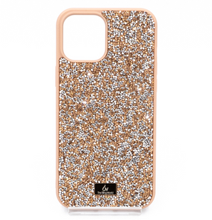 Силіконовий чохол Bling World Grainy Diamonds для iPhone 12 Pro Max rose gold (TPU)