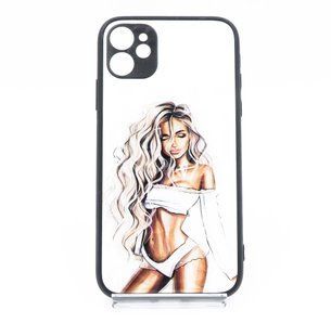 TPU+PC чохол Prisma Ladies для iPhone 11 white