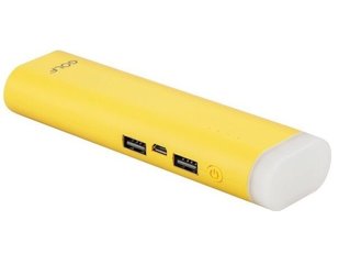 Power Bank GOLF GF-D5S LED yellow 10000mAh