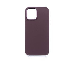 TPU чехол Bonbon Metal Style для iPhone 12 Pro Max plum