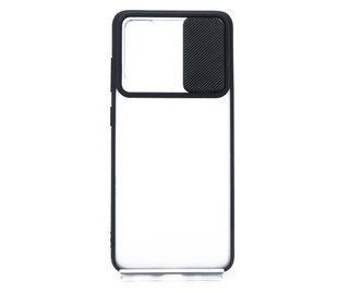 TPU чохол Camshield mate для Samsung S20 black шторка/захист камери