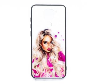 TPU+PC чохол Prisma Ladies для Xiaomi Redmi Note 9/Redmi 10X pink