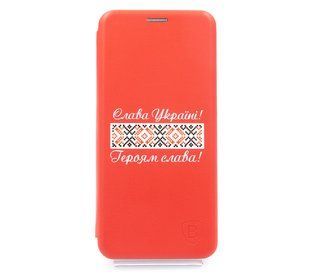 Чохол книжка Baseus MyPrint для Samsung A52 red Героям Слава