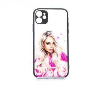 TPU+PC чохол Prisma Ladies для iPhone 11 pink Full Camera