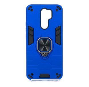 Чехол SP Transformer Ring for Magnet для Xiaomi Redmi 9 blue противоударный