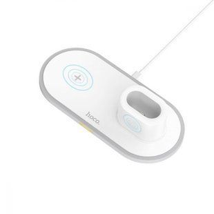 Беспроводное Зарядное Устройство CW21 Wisdom 3-in-1 iPhone/iWatch/AirPods 2A White