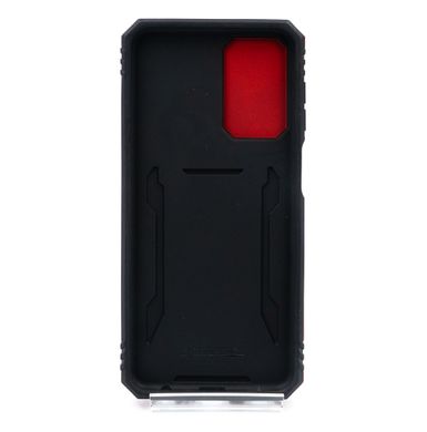 Чохол Camshield Army Ring для Samsung A23 4G red протиударний шторка/захист камери