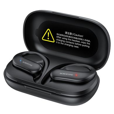 Bluetooth stereo гарнітура Borofone BE33 RhymeTWS black