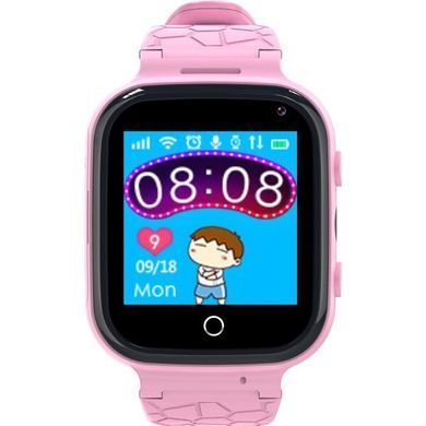 Дитячий смарт годинник Gelius GP-PK007 (ocean) з GPS трекером pink