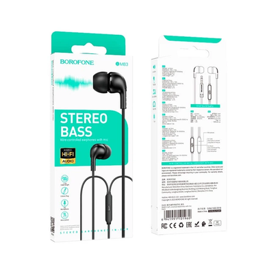 Наушники Borofone BM83 black