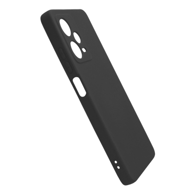 Силіконовий чохол SMTT для Xiaomi Redmi Note 12 Pro 5G black Full Camera з мікрофіброю