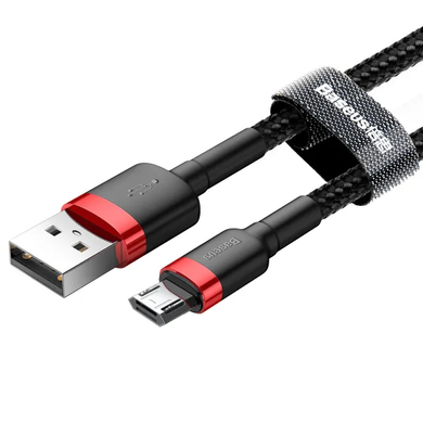 USB кабель Baseus CAMKLF-HG1 Cafule micro 2A/3m red/black