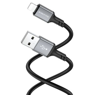 USB кабель Borofone BX83 Lightning 2.4A/1m black